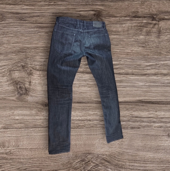 Guess Dark Blue Slim Straigh Mens Jeans Size 32x34 - Picture 4 of 9